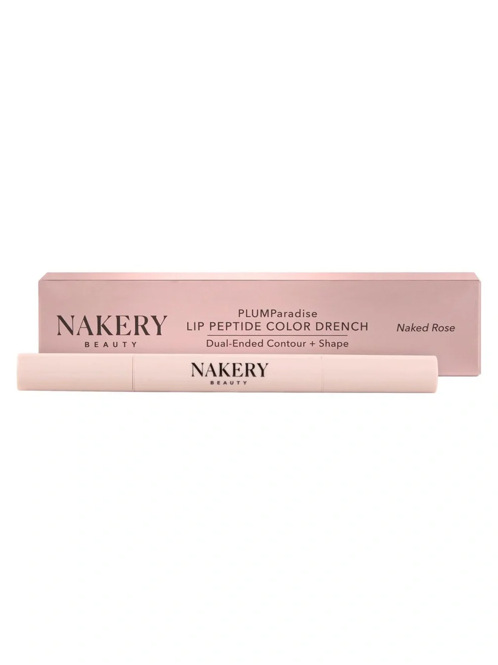 Nakery PLUMParadise Lip Peptide Color Drench (naked rose)